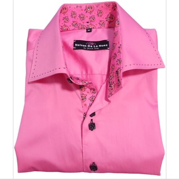 Nelson de La nuez by Jared lang limited edition button down shirt - Picture 2 of 7